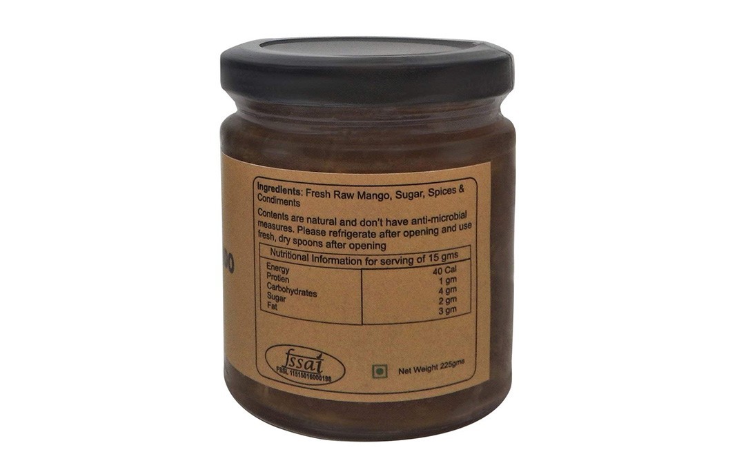 Yummium Mango Chhundo 100% Natural   Glass Jar  227 grams